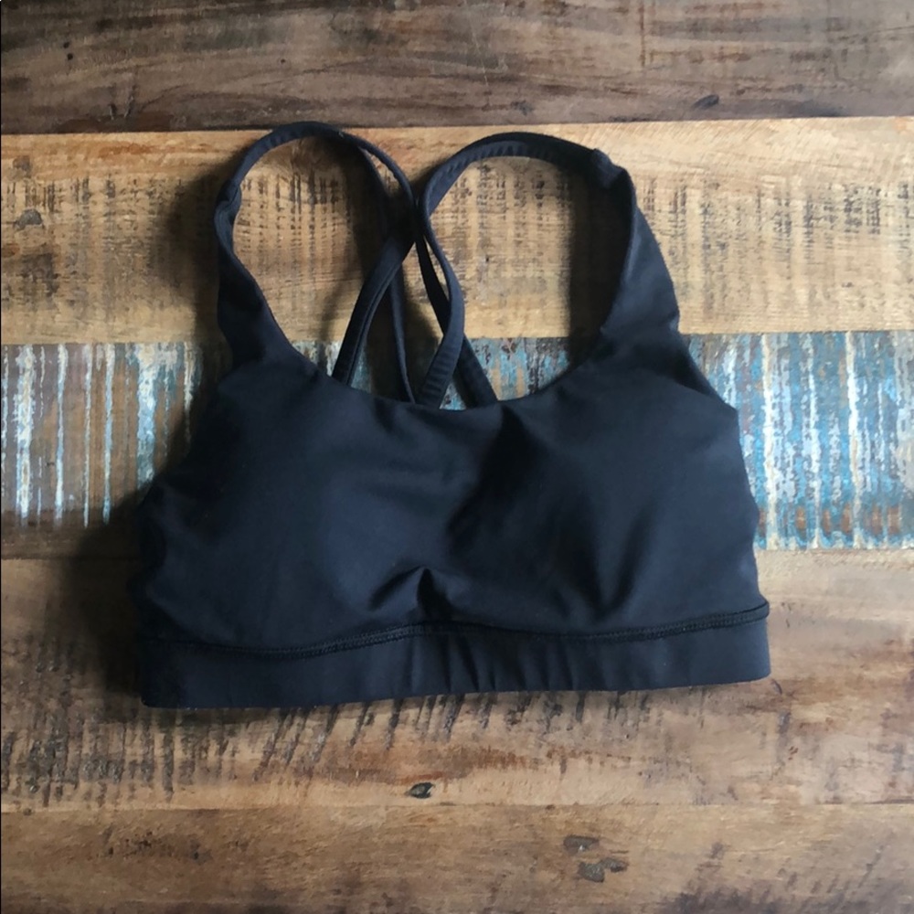 Black Lululemon sports bra size 2